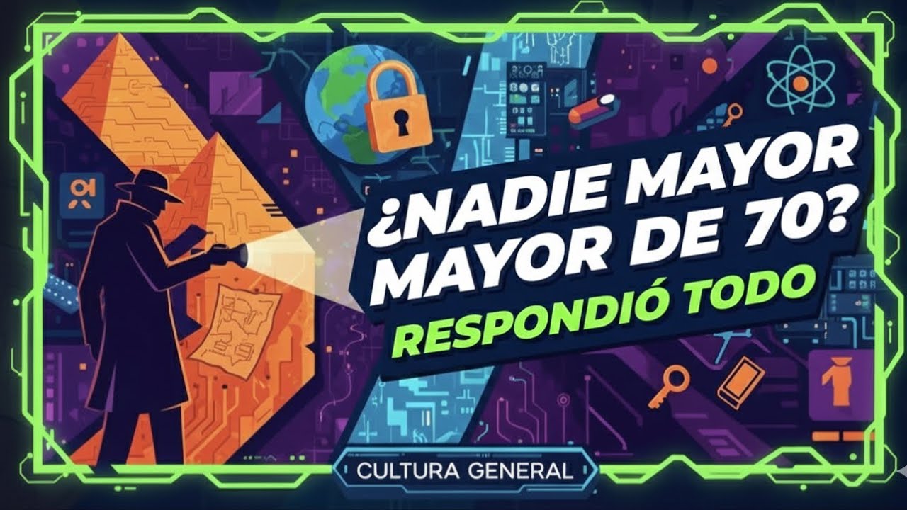 Nadie mayor de 70 años acertó todas estas preguntas 🧠😳