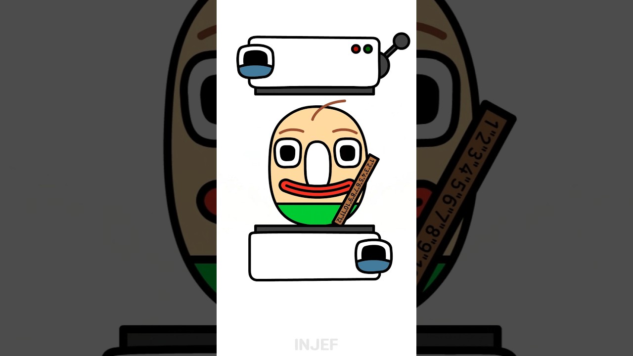 INJEF Number Lore (Baldi)│Alphabet Lore meme #baldi #animation #alphabetlore #numberlore