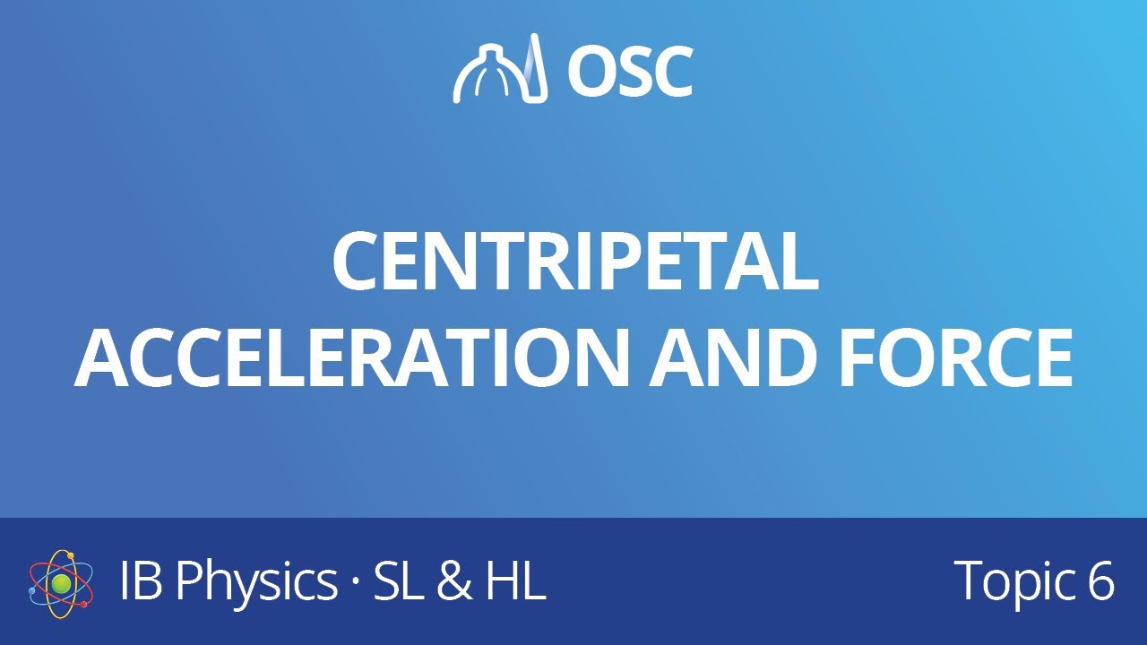 Centripetal acceleration and force [IB Physics SL/HL]