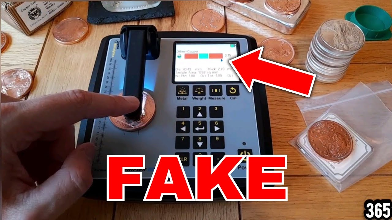 Bullion dealer takes a closer look at my fake copper rounds!