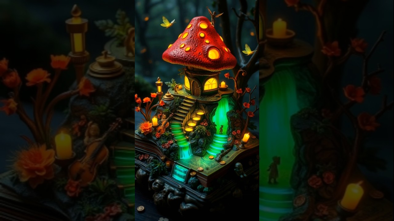 Magical Mushroom House Comes to Life 