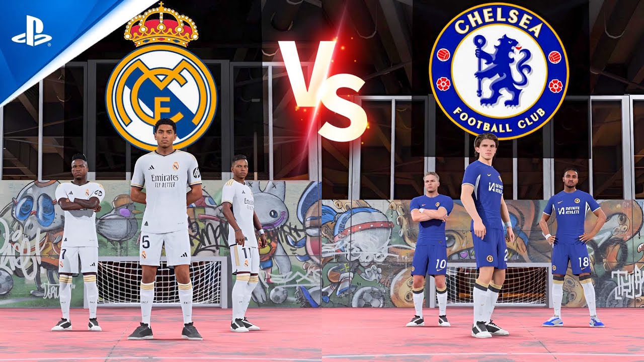 FC 24 - VOLTA - Real Madrid vs Chelsea | 4K