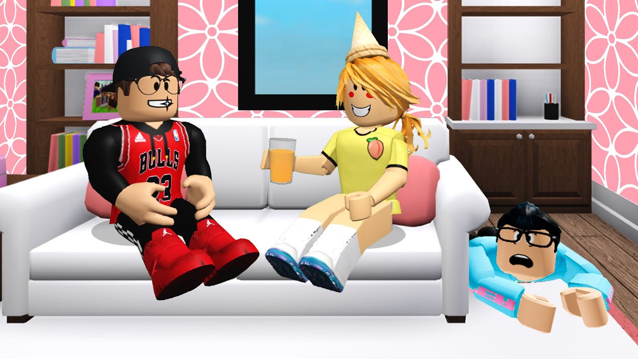 I Caught My SISTER Living With A BOY! (Roblox Bloxburg)