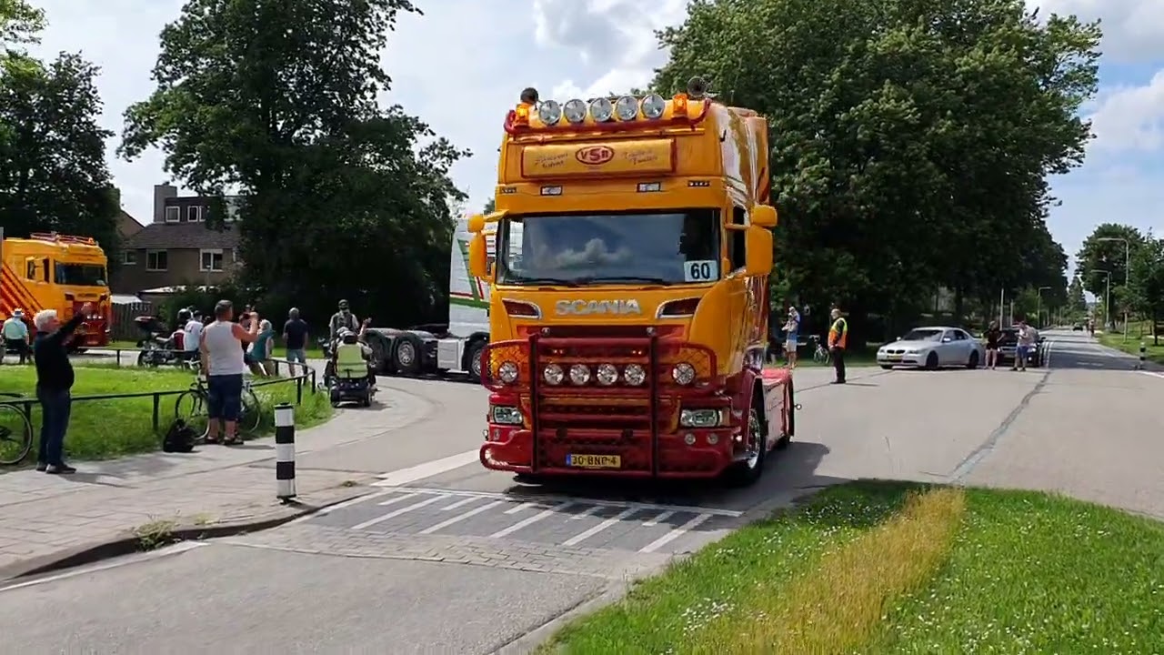 truckerskonvooi Maas en Waal 2022