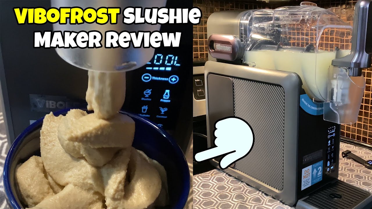 VIBOFROST Slushie Maker Review ⭐ Smart Slushy, Frappe Maker with Keep Cool Function
