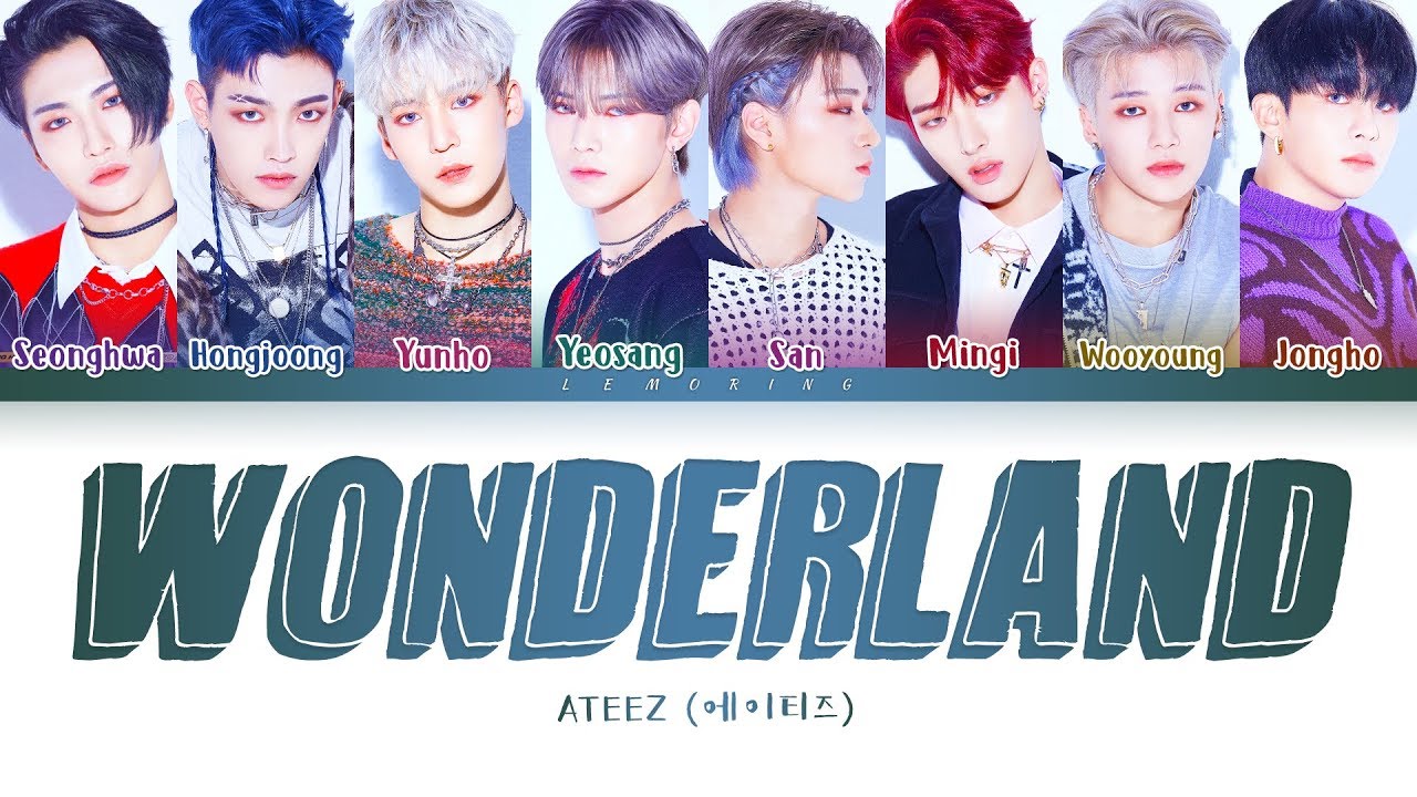 ATEEZ WONDERLAND Lyrics (에이티즈 WONDERLAND 가사) [Color Coded Lyrics/Han/Rom/Eng]
