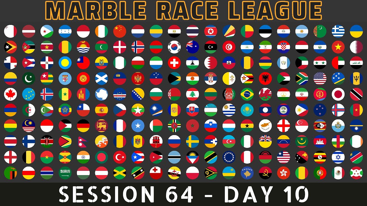 Marble Race League Session 64 Day 10 ~ 200 Countries