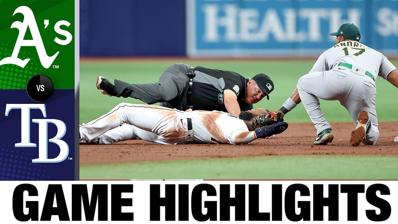 A's vs. Rays Game Highlights (4/14/22) | MLB Highlights