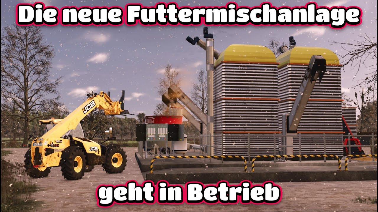 Die neue Futtermischanlage getht in Betrieb.Das Geld wird eng. Diepholz#16 LS25