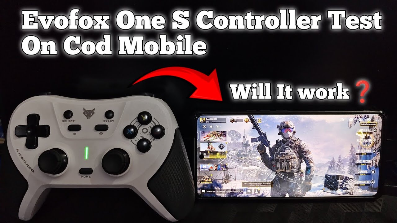 Evofox One S Controller Test On Call On Duty Mobile|| Will it work on COD mobile❓