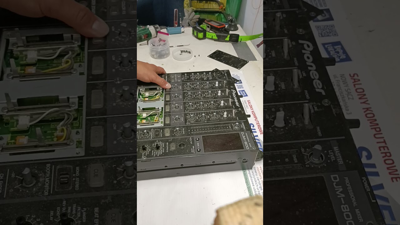 Pioneer DJM-800 Jak wejść w Tryb serwisowy (Service Mode)