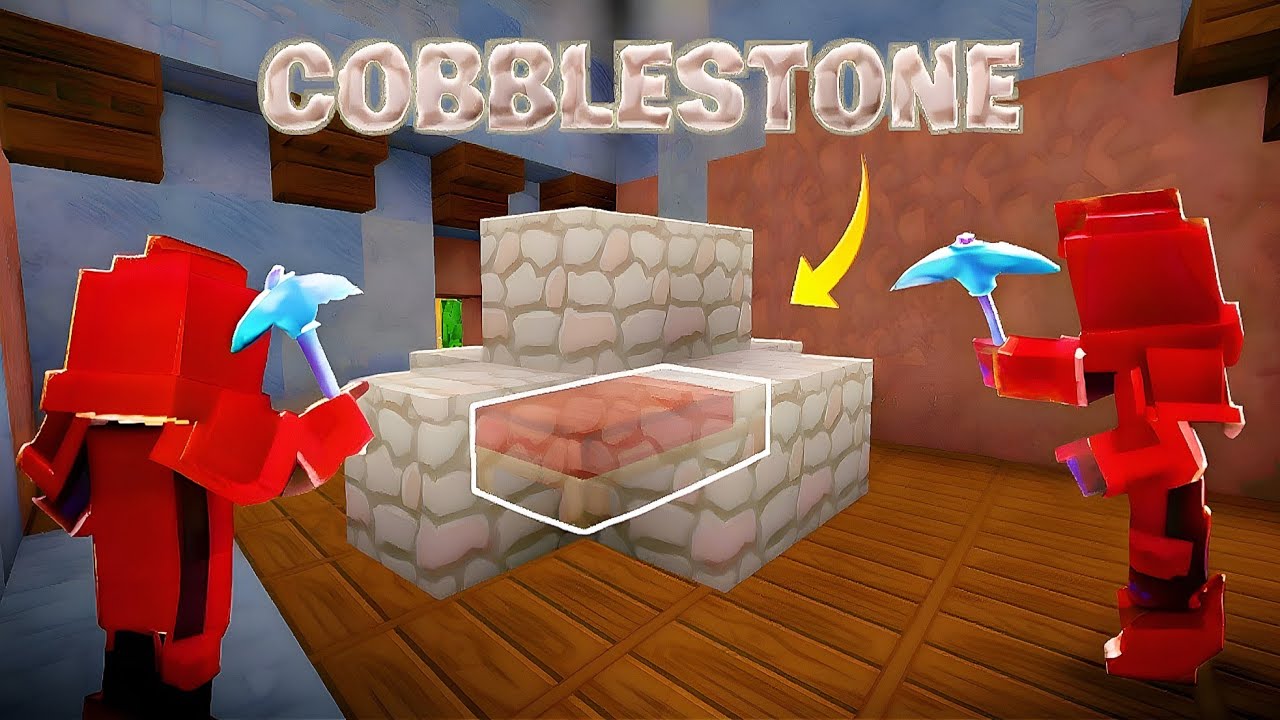 New Cobblestone Bed Defence in Bedwars! | Blockman Go Bedwars