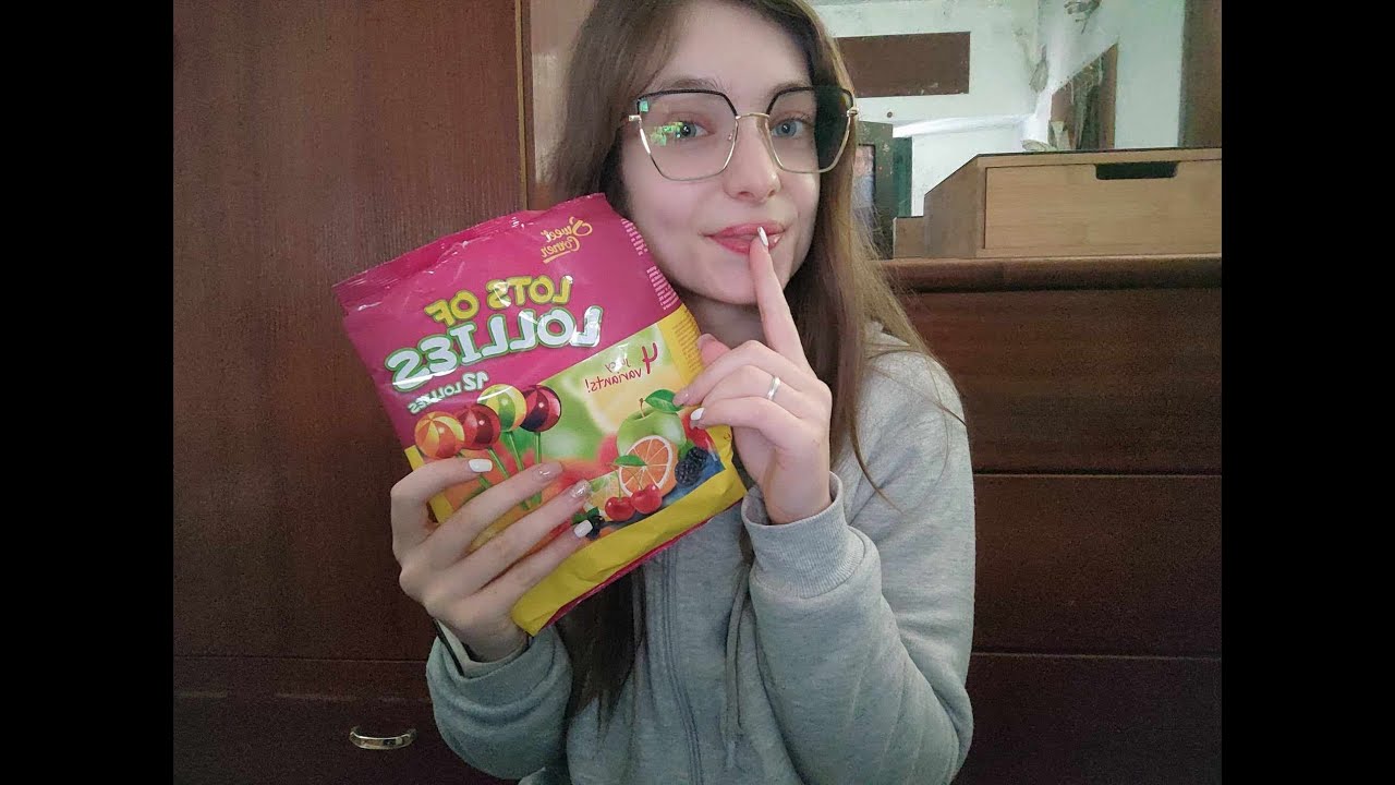 ASMR | Comendo chupa-chupa (Pirulito)