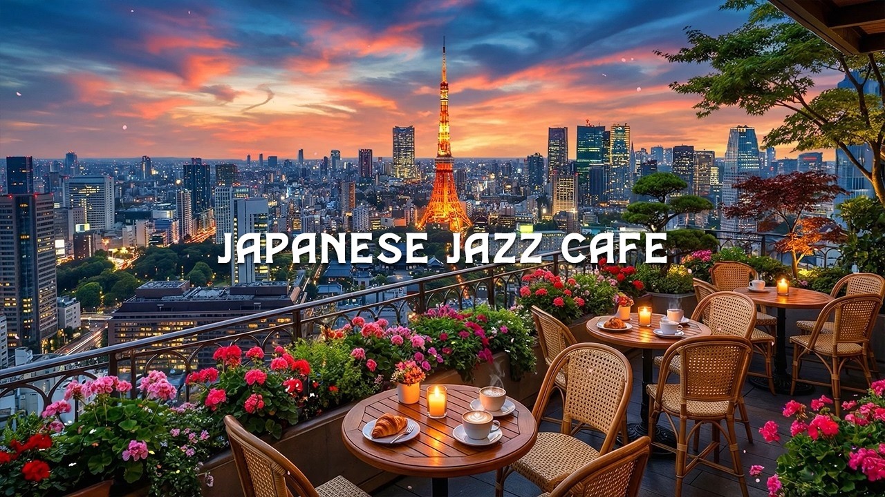 Japanese Jazz Cafe in Tokyo ☕ Relaxing Piano Jazz Music for Work, Study, Deep Focus (勉強 集中)