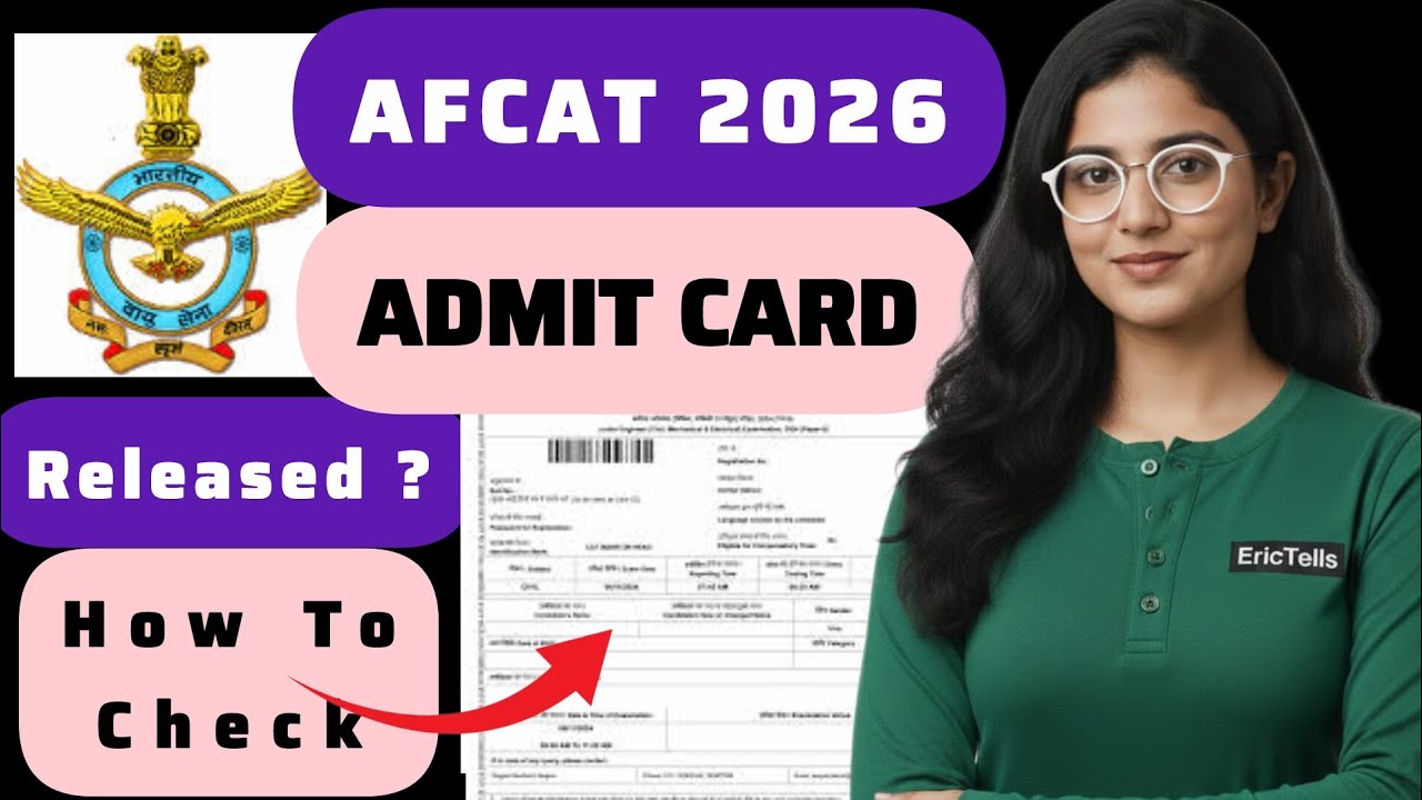 afcat 1 admit card 2026 | afcat 1 hall ticket 2026