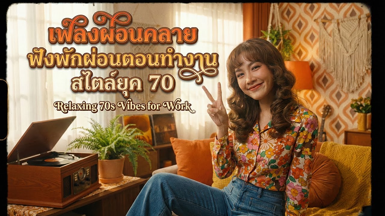 รวมเพลงฟีลย้อนยุค ยุค 70 ฟังสบายๆ เพิ่มสมาธิในการทำงาน (Vintage Chill)