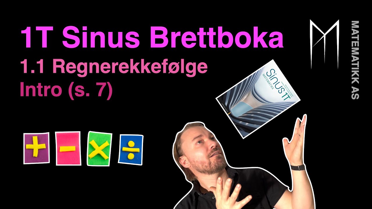 1.1 Regnerekkefølge - Intro (s. 7)