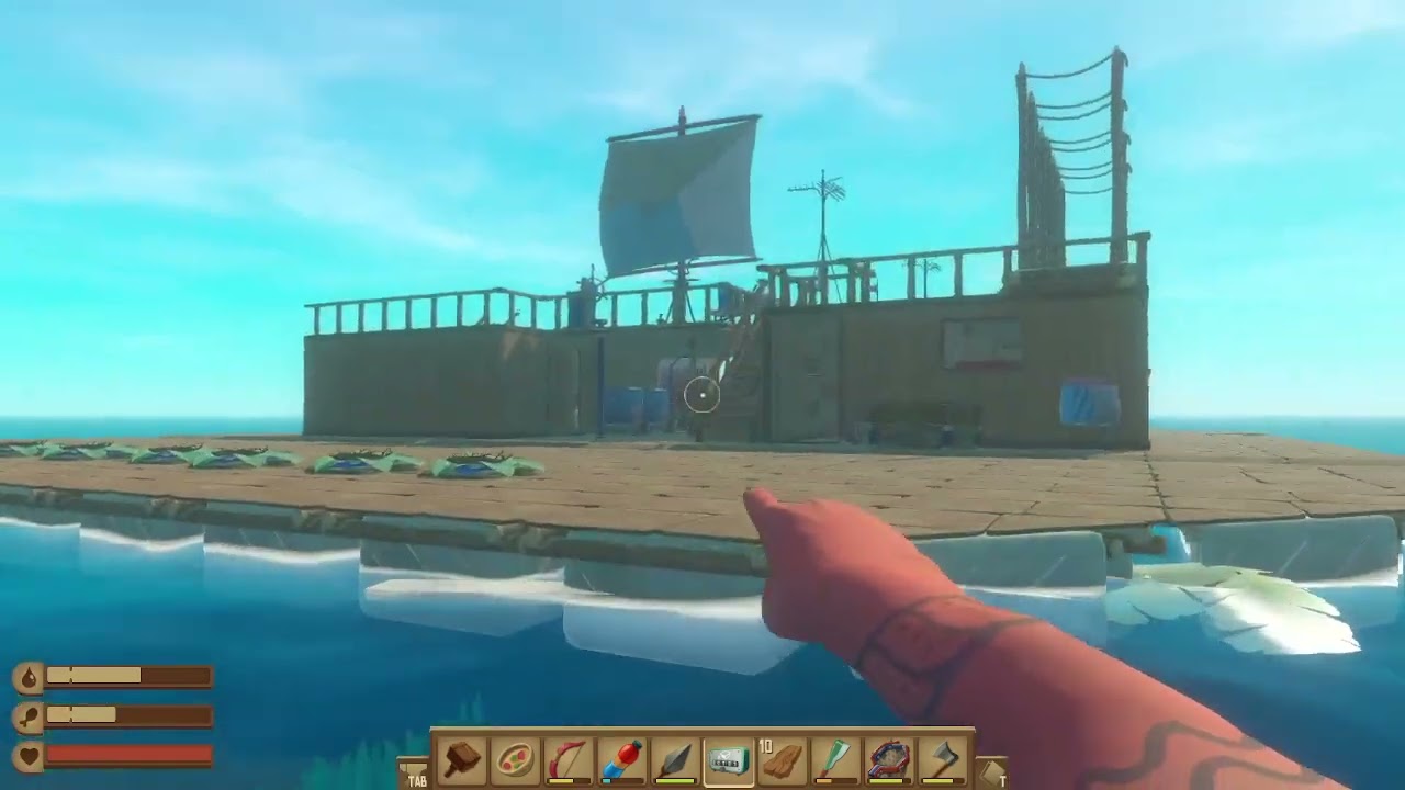 SURPRISE! CARAVAN TOWN | Raft (Episode 7)