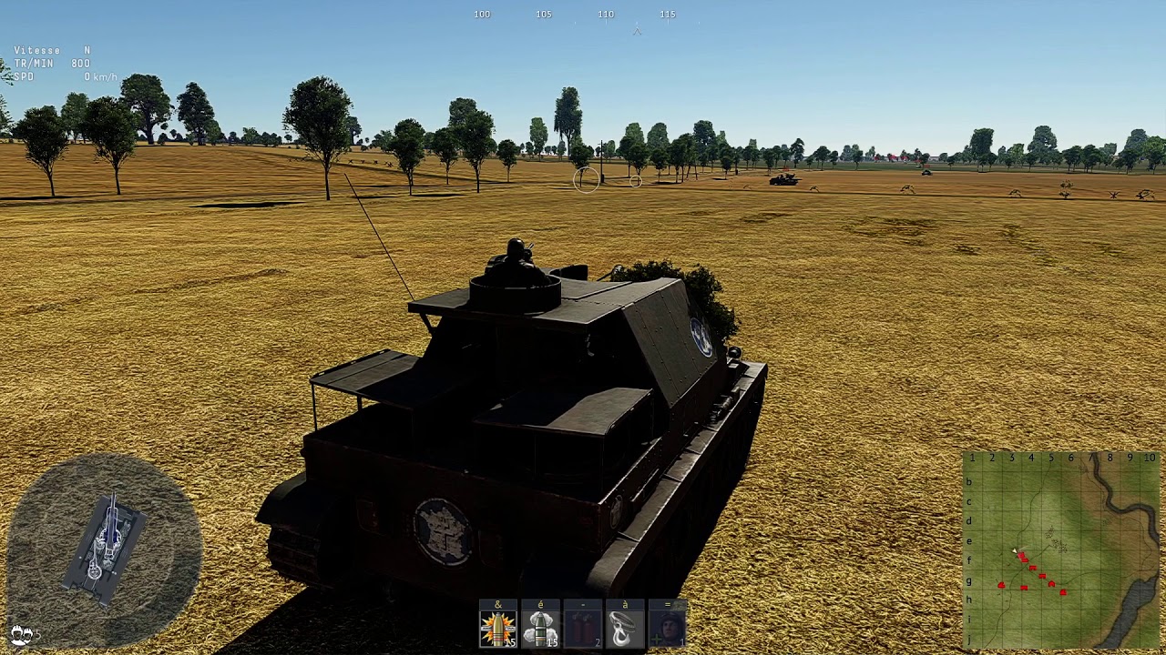 ◄WAR THUNDER Bug Report► Lorraine howitzer 20mm gunner bug (bug report)