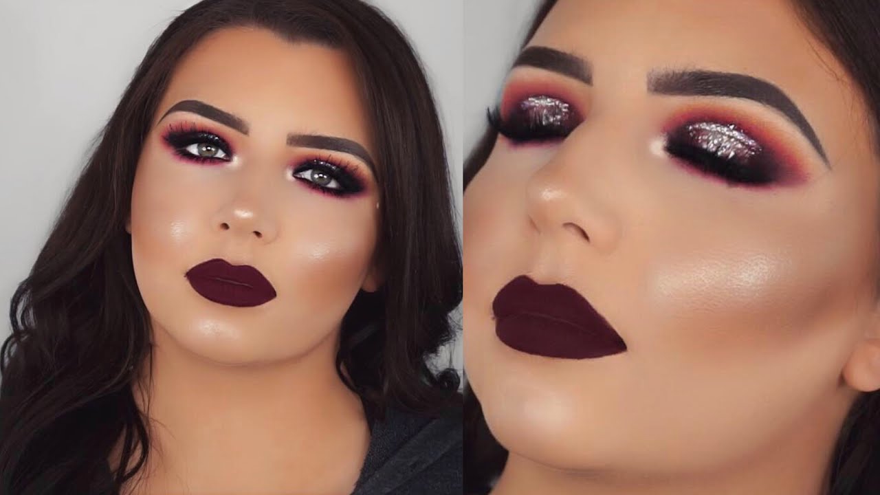 Cranberry Holiday Makeup Tutorial Using The Morphe x James Charles Palette | Tempest Taylor
