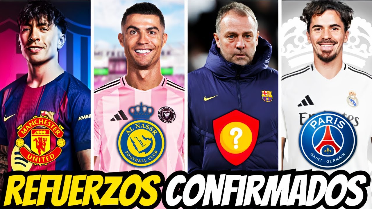 HANSI FLICK DE SALIDA DEL BARÇA💥REAL M.VÁ POR FICHAJE MÁS CARO😲CR7 Y MESSI JUNTOS? MERCADO DE PASES