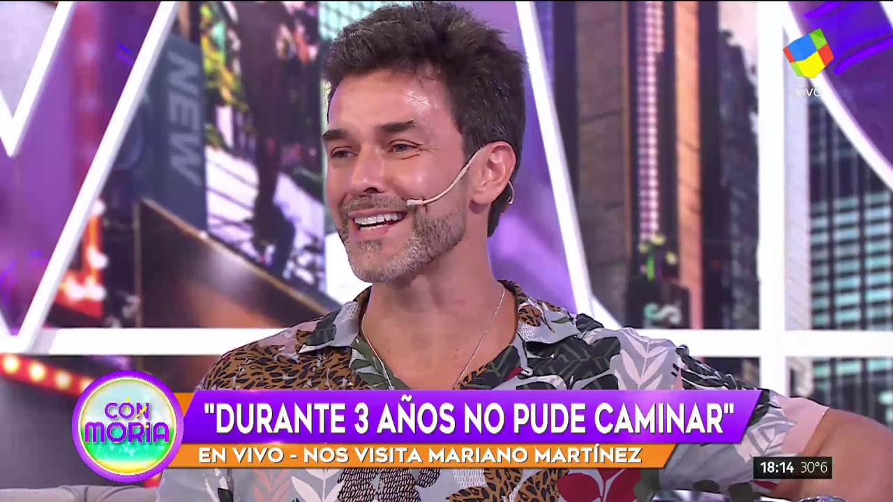 Mariano Martínez contó cómo logró superar un accidente que le impidió caminar por tres años
