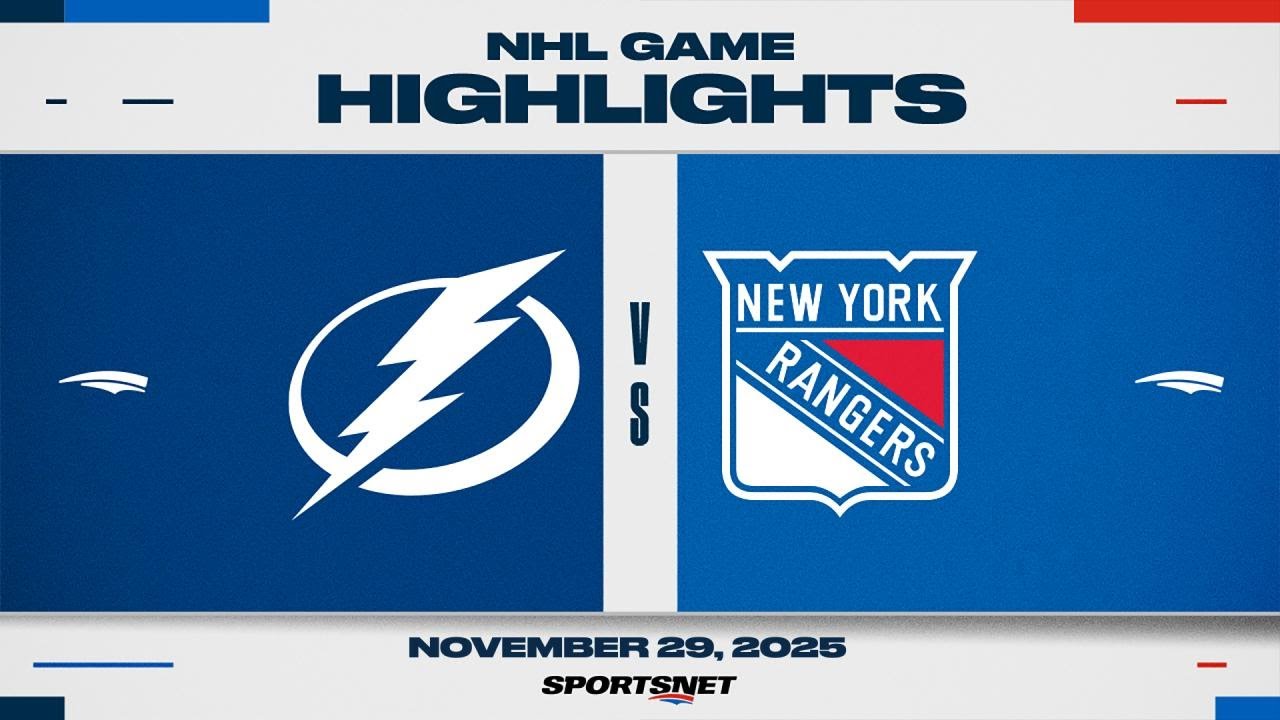 NHL Highlights | Lightning vs. Rangers - November 29, 2025