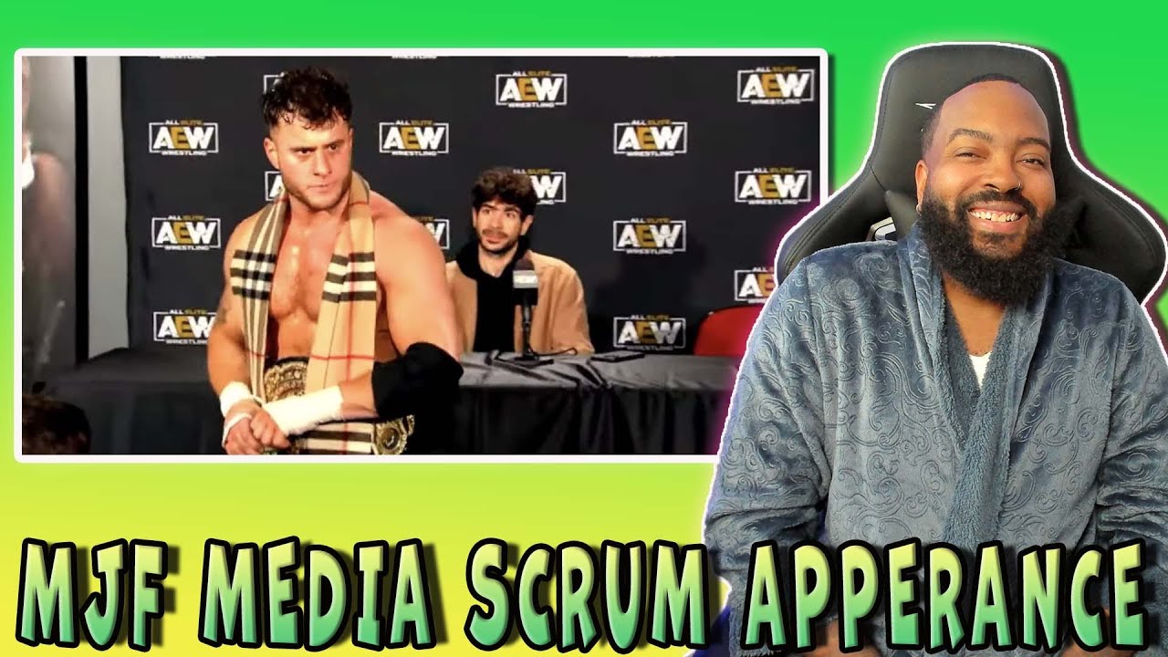 MJF SHOWS UP AT THE FULL GEAR MEDIA SCRUM (REACTION)