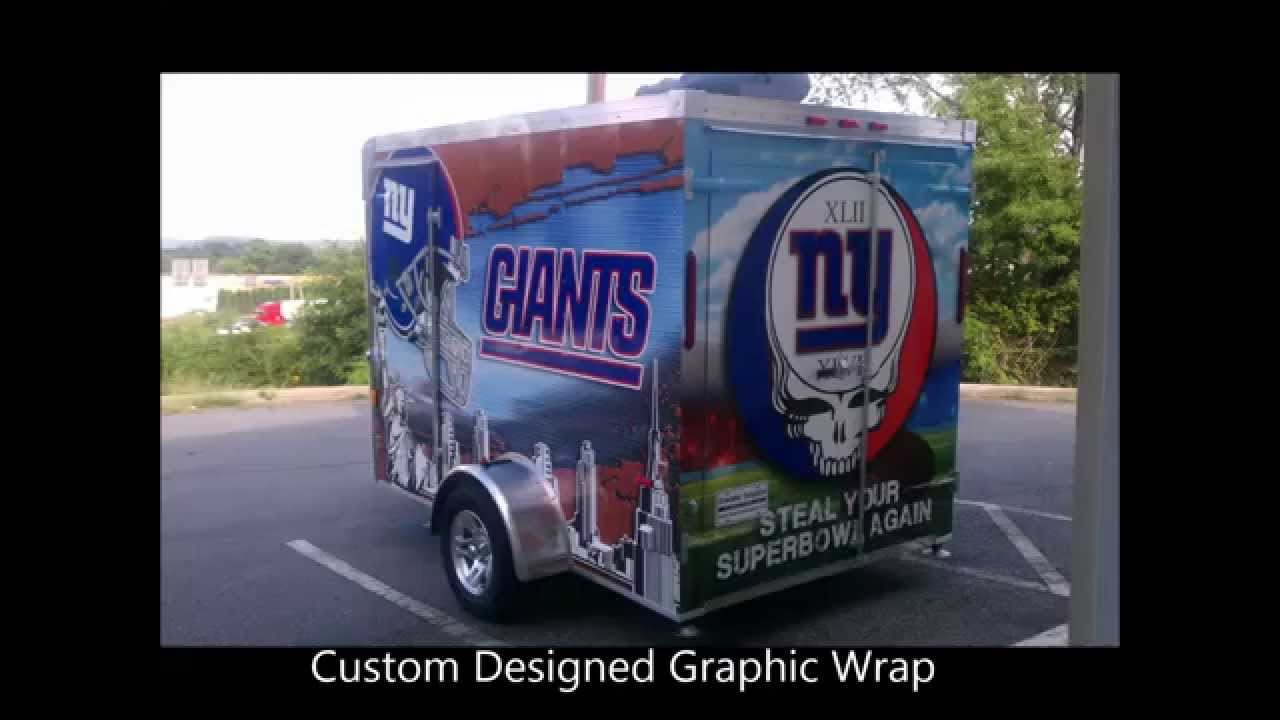 Towable Tailgates GIANTS Ultimate Tailgating Trailer