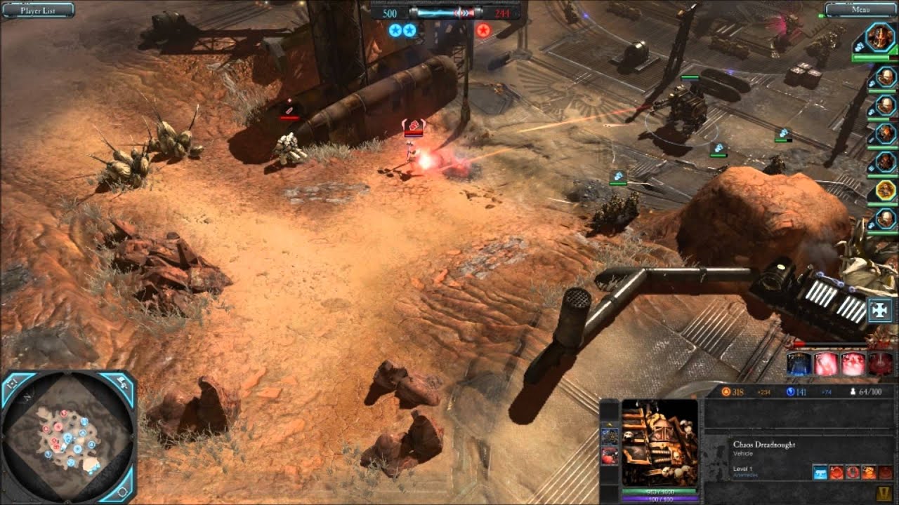 Dawn of War 2 Retribution 1v1 Chaos vs. Space Marines