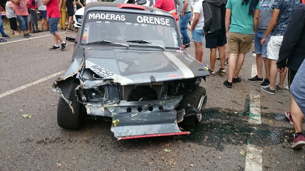 Subida a Pontevedra - Almofrei 2018 Crash & Show & Mistakes