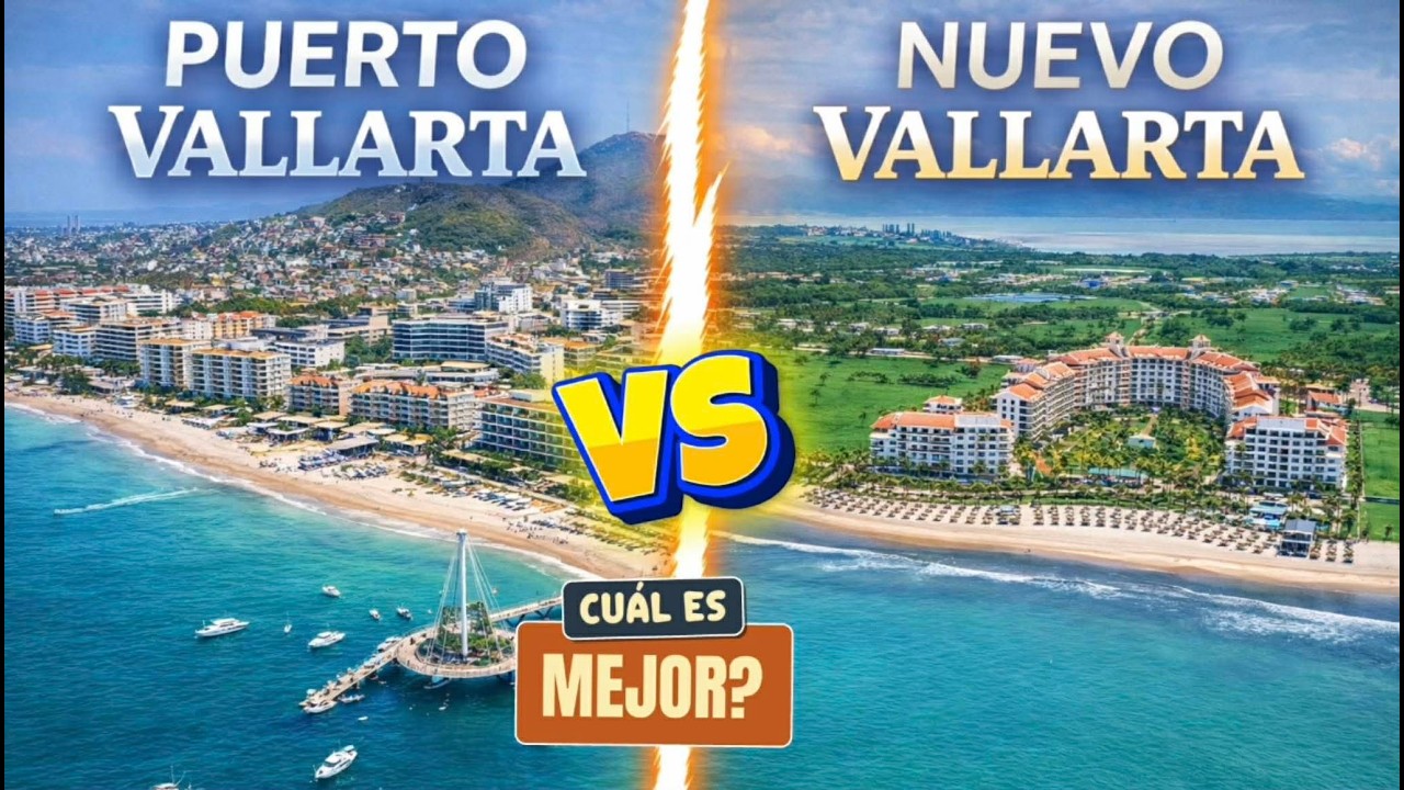 🏝️Puerto Vallarta vs Nuevo Vallarta &iquest;Cu&aacute;l conviene m&aacute;s para vacacionar en 2026?