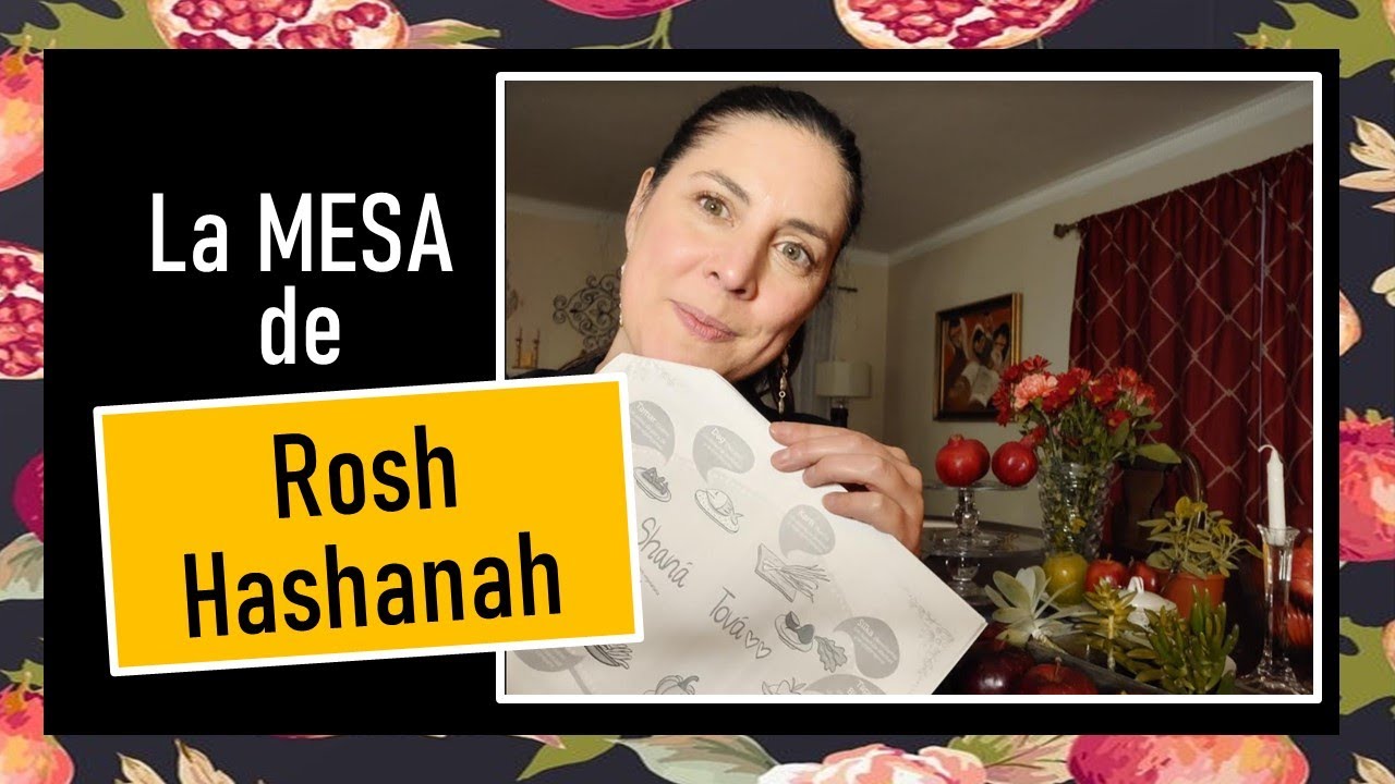 Rosh Hashanah en el hogar. Que hay que poner en la mesa de Rosh Hashanah