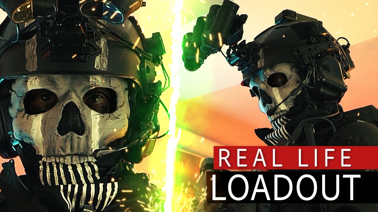 Ghost MW2 Loadout in Real Life
