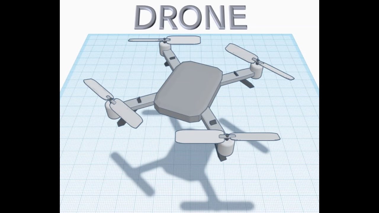 DRONE | TinkerCAD | 3D Designing | Modelling | #3Dprinter #3DDesign #Drone #quadcopter #3D #Share