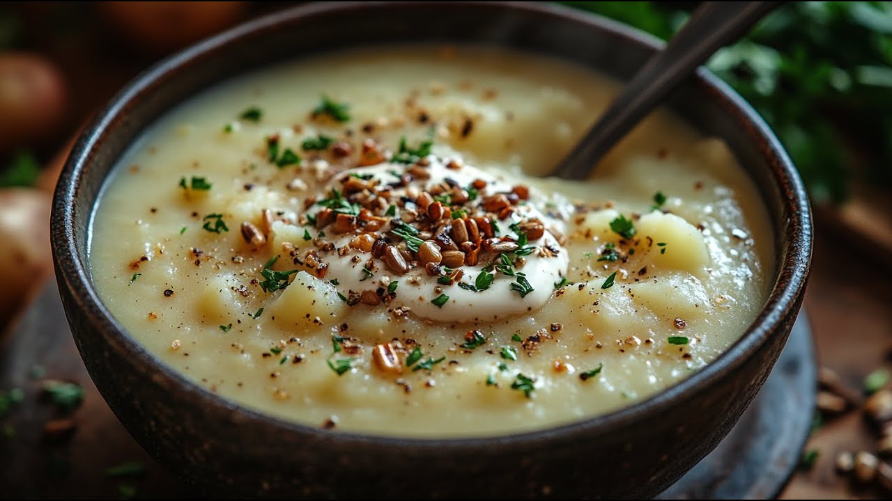 Cremige Blumenkohl-Kartoffel-Suppe &ndash; Einfaches Rezept f&uuml;r kalte Tage | Vegane Winter-Suppe