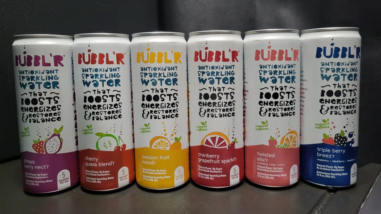 BUBBL'R Antioxidant Sparkling Water Review