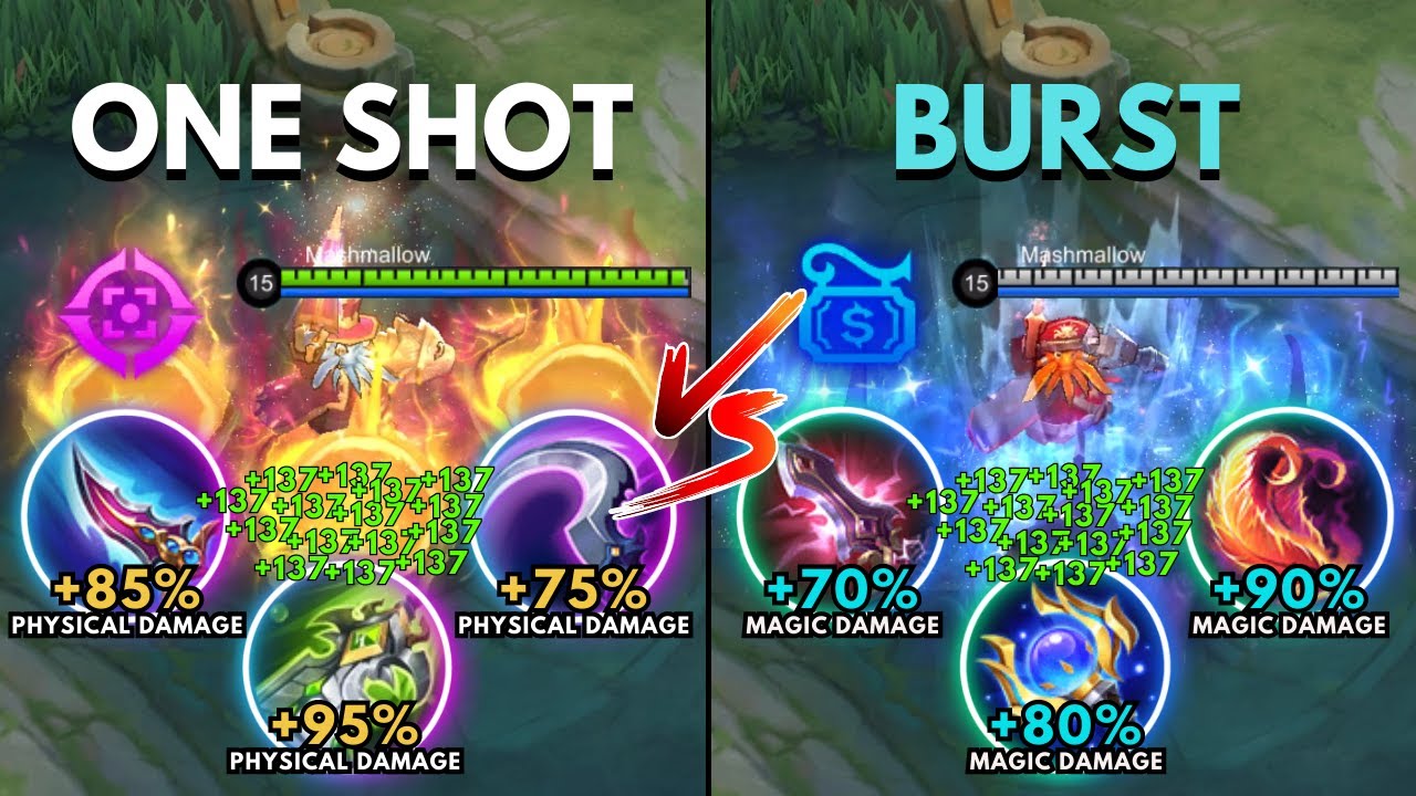 Bane One Shot Build vs Bane Burst Build