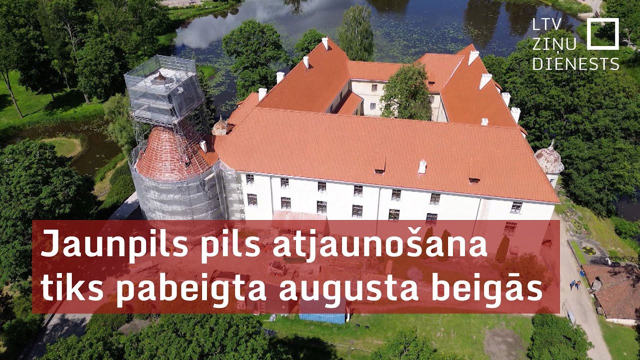 Jaunpils pils atjaunošana tiks pabeigta augusta beigās