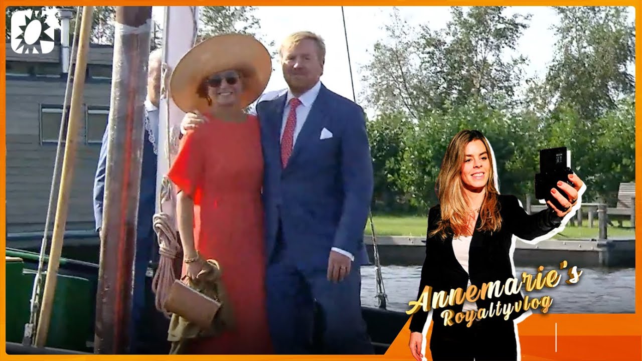 Annemarie's Royaltyvlog: koning en koningin leren een woordje over de grens: Fries