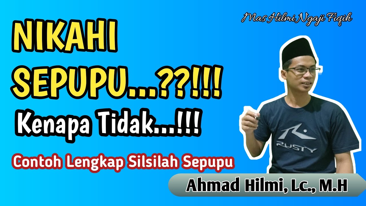 apakah boleh menikah dengan saudara sepupu? saudara sepupu bukan mahram, fiqih