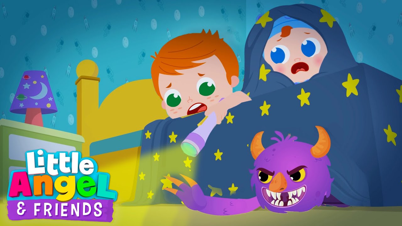 Monsters Under The Bed | Bedtime Song | @LittleAngel  And Friends Kid Songs