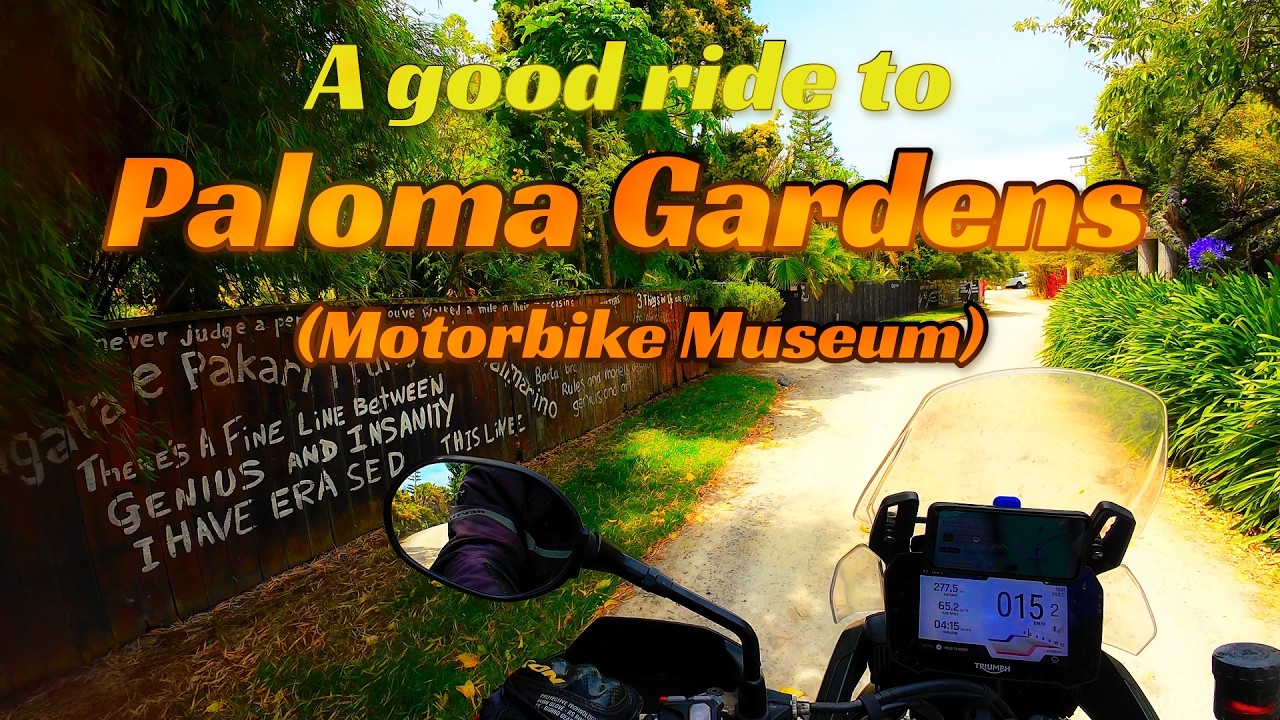 Escaping the Heat & Finding one of NZ's Best Bike Collection - Paloma Gardens