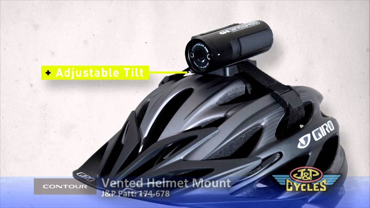 Contour Video Camera Vented Helmet Mount &bull; Shop J&P Cycles