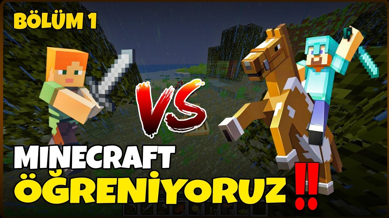 SIFIRDAN MINECRAFT &Ouml;ĞRENİYORUZ ❗️MINECRAFT NASIL OYNANIR ❓️B&Ouml;L&Uuml;M 1 #minecraft