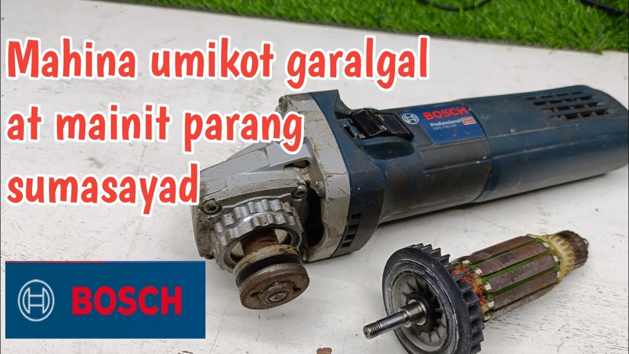 angle grinder umusok at umiinit Bosch GWS 750-100