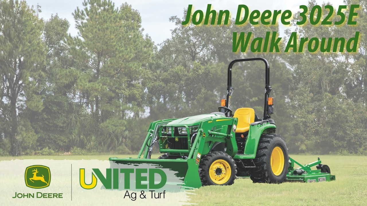 Прогулка United Ag & Turf: компактный трактор John Deere 3025E