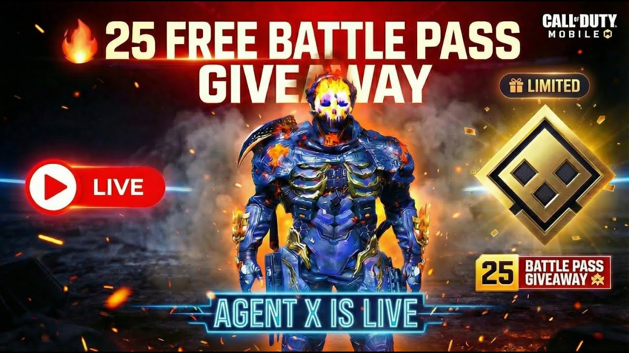CODM LIVE 🔴 25 Battle Pass Giveaway | Subscribe & Join Now!