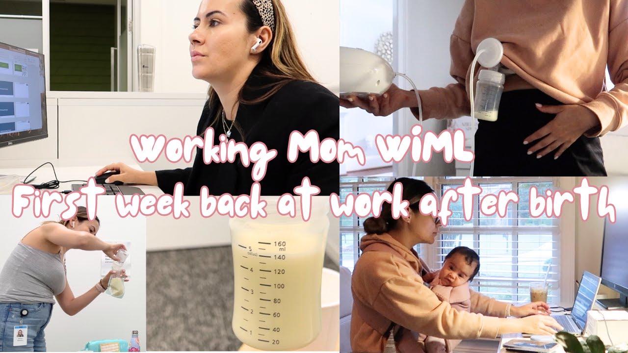 Working Mom Vlog | WIML post maternity leave, Baby's first week at daycare, Pumping routine