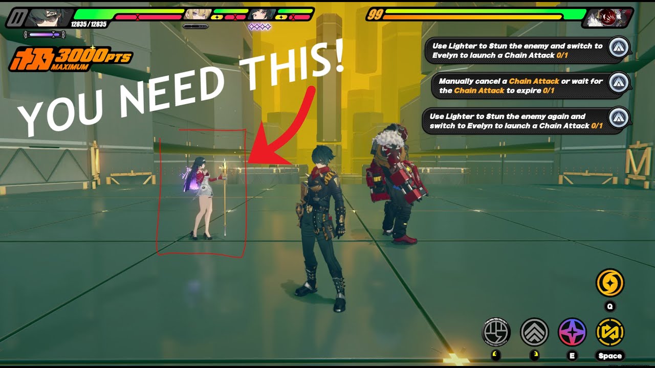 ZZZ - Double Chain Attack Tutorial - EXPLAINED (DESCRIPTION)